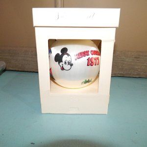 Hallmark Satin Ornament Mickey and Friends 1977 Vintage
